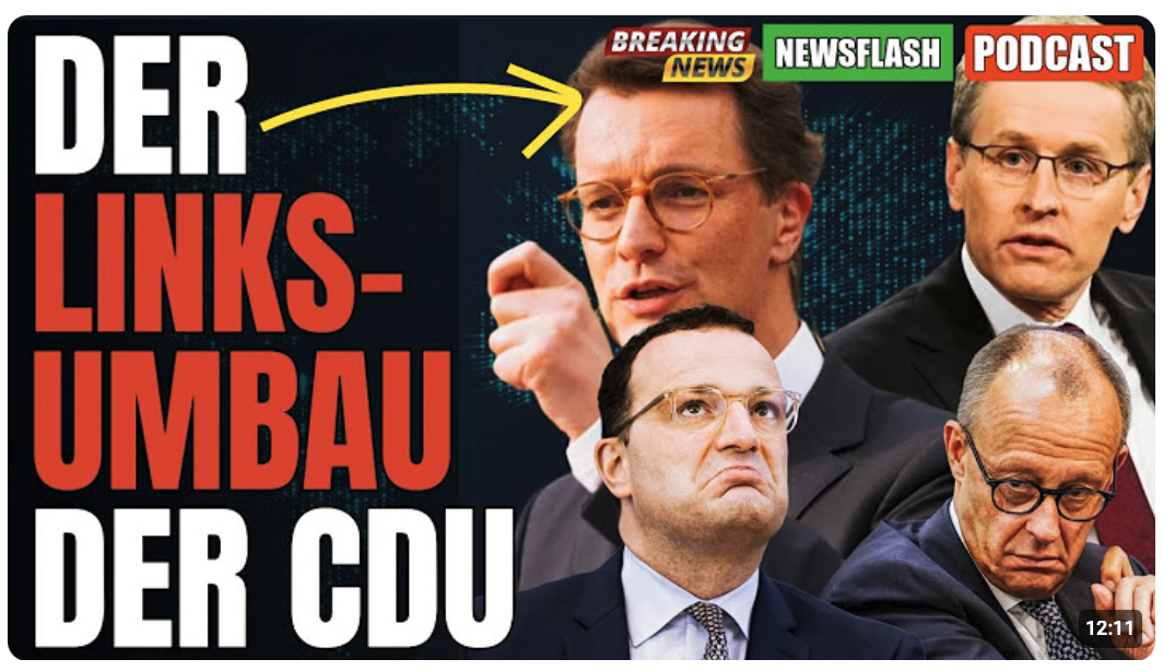 Wüst und Günther – die Strippenzieher  CDU dreht nach Links  Spahn soll weg  nächster ÖRR Skandal