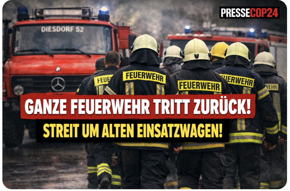 FEUERWEHR-WUT IN SACHSEN-ANHALT – GANZE TRUPPE SCHMEISST HIN!