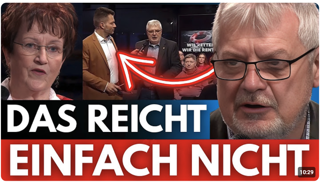 „Rente reicht hinten und vorne nicht! Rentner sprechen Klartext
