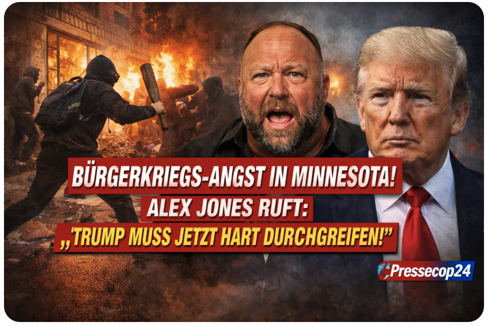BÜRGERKRIEGS-ANGST IN MINNESOTA – ALEX JONES RUFT NACH TRUMPS HARTER HAND!