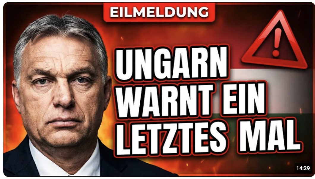 Viktor Orban warnt Deutschland 2025: „Es ist zu spät!“ | Ungarn schlägt Alarm
