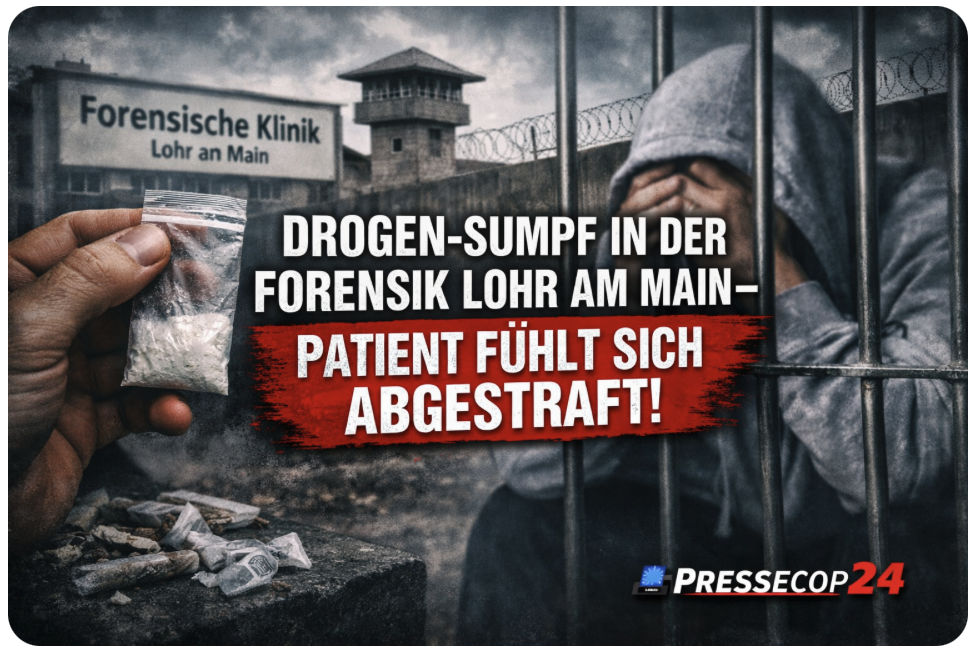 DROGEN-SUMPF IN DER FORENSIK LOHR AM MAIN– PATIENT FÜHLT SICH ABGESTRAFT!