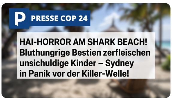 HAI-HORROR AM SHARK BEACH! Bluthungrige Bestien zerfleischen unschuldige Kinder – Sydney in Panik vor der Killer-Welle!