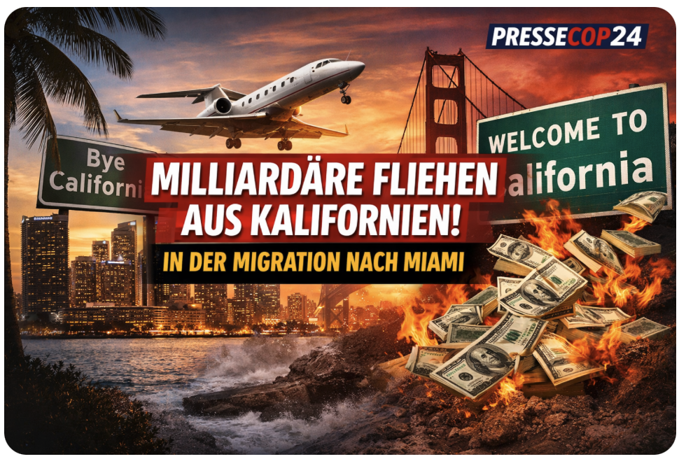 STEUER-HAMMER TREIBT MILLIARDÄRE IN DIE FLUCHT