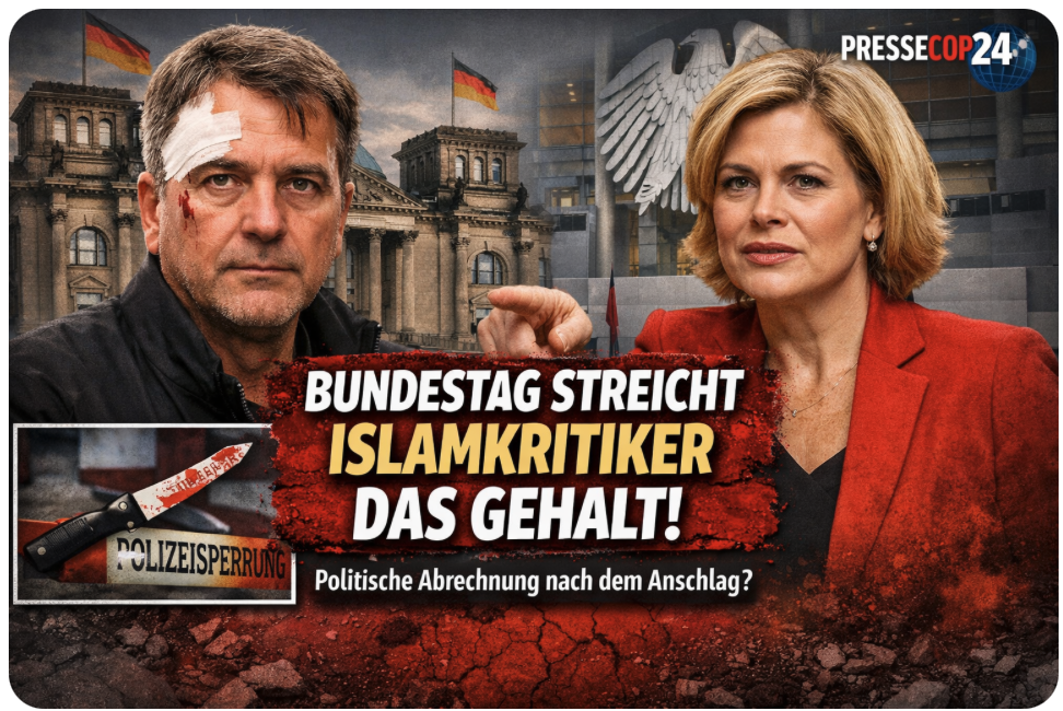 SKANDAL UM ANSCHLAGSOPFER – BUNDESTAG WILL ISLAMKRITIKER DAS GELD ABDREHEN!