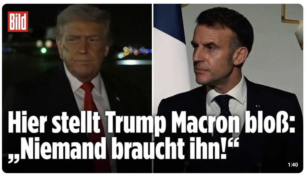 USA: „Hat er das wirklich gesagt?“ Und plötzlich geht Trump auf Franzosen-Präsidenten Macron los!