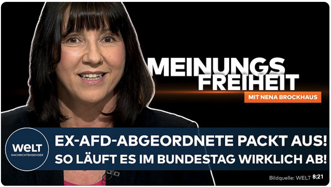 BUNDESTAG: Ex-AfD-Abgeordnete packt aus! – So läuft es wirklich hinter den Kulissen!