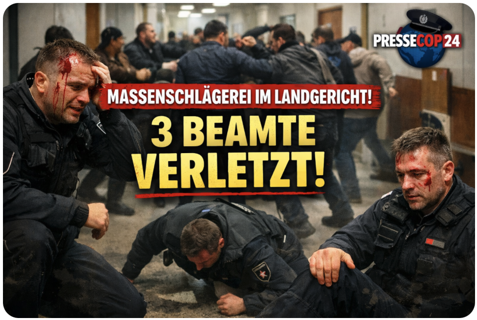 JUSTIZ-CHAOS IM GERICHT! BLUTIGE MASSENSCHLÄGEREI SCHOCKT DÜSSELDORF