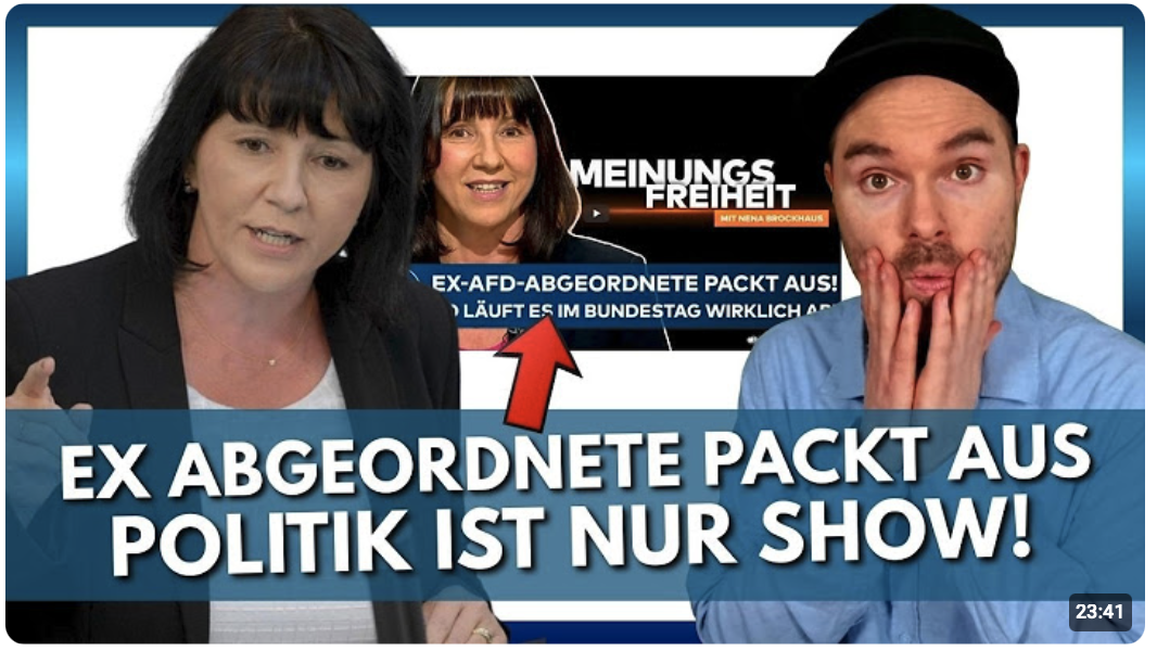 Ex Abgeordnete packt aus: Politik ist nur Show!
