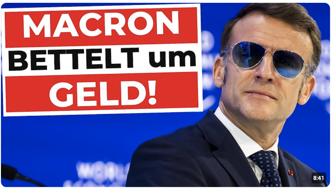 Macron bettelt bei China: Europa verkauft sich in Davos!