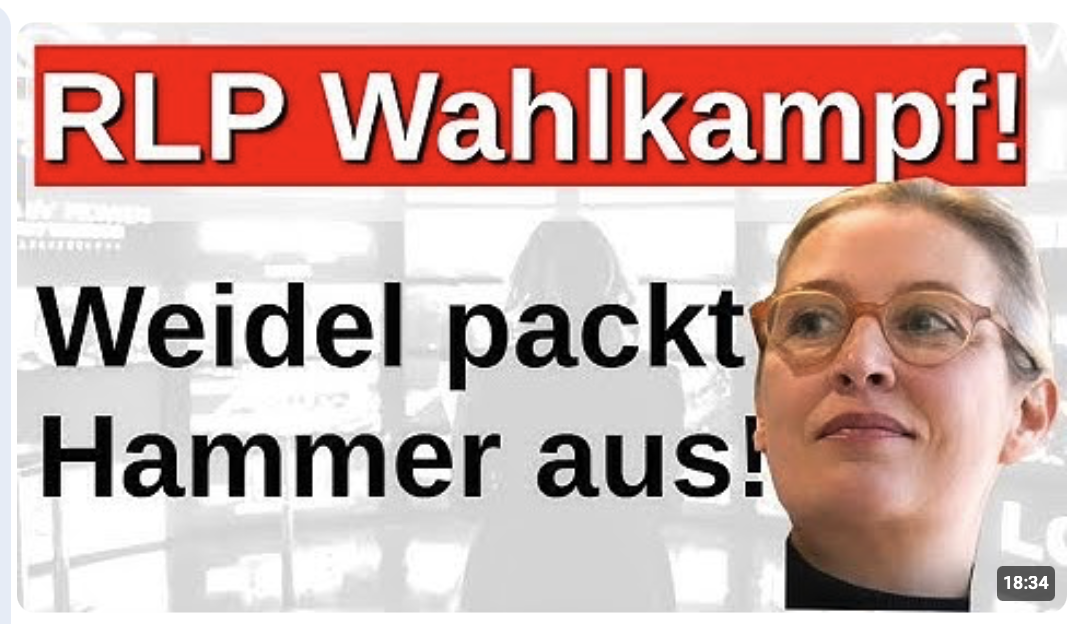Großes Beben in Mainz! SPD im Schock! Sturm in Rheinland Pfalz! Weidel packt den Hammer aus!