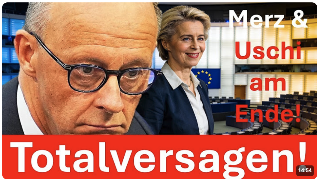 MERZ & VON DER LEYEN gedemütigt! EU-Brandmauer fällt – auf SIE!