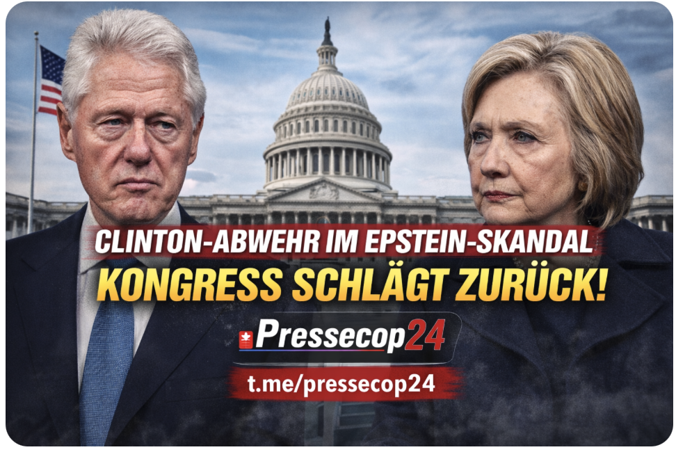 CLINTON-ABWEHR IM EPSTEIN-SKANDAL – KONGRESS SCHLÄGT ZURÜCK!