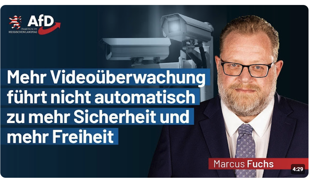 Mehr Videoüberwachung führt nicht automatisch zu mehr Sicherheit und mehr Freiheit