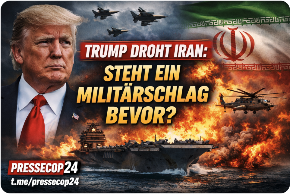 KRIEGS-DROHUNG AUS DER LUFT! TRUMP LÄSST DEN IRAN ZITTERN