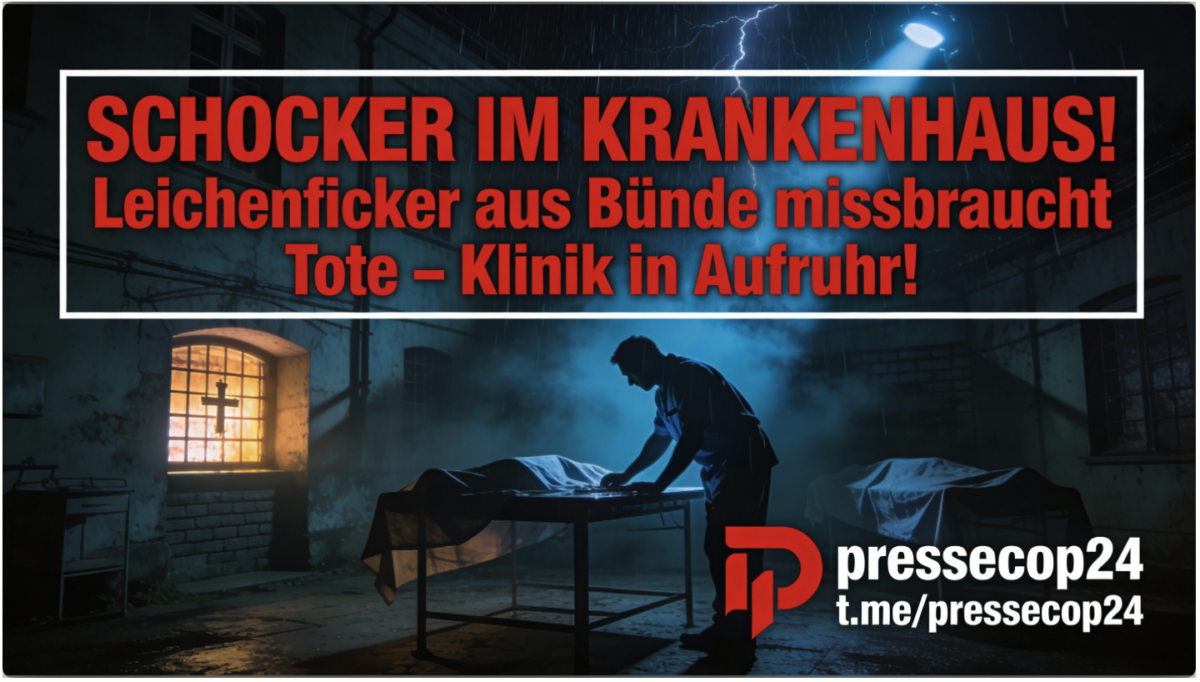 SCHOCKER IM KRANKENHAUS! Leichenficker aus Bünde missbraucht Tote – Klinik in Aufruhr!