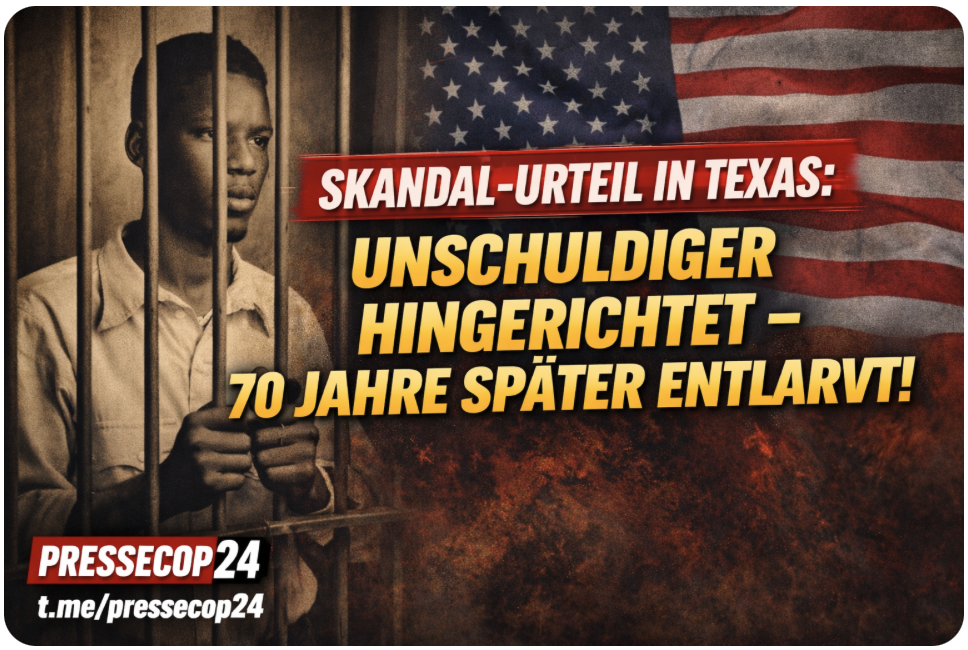 SKANDAL-URTEIL IN TEXAS: UNSCHULDIGER HINGERICHTET – 70 JAHRE SPÄTER ENTLARVT!