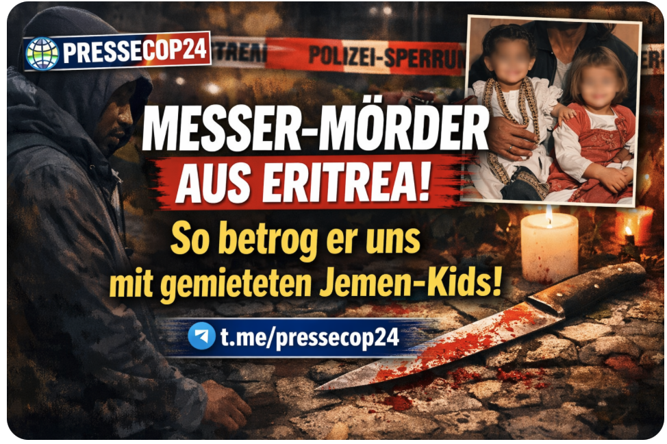MESSER-MÖRDER AUS ERITREA! So betrog er uns mit gemieteten Jemen-Kids!