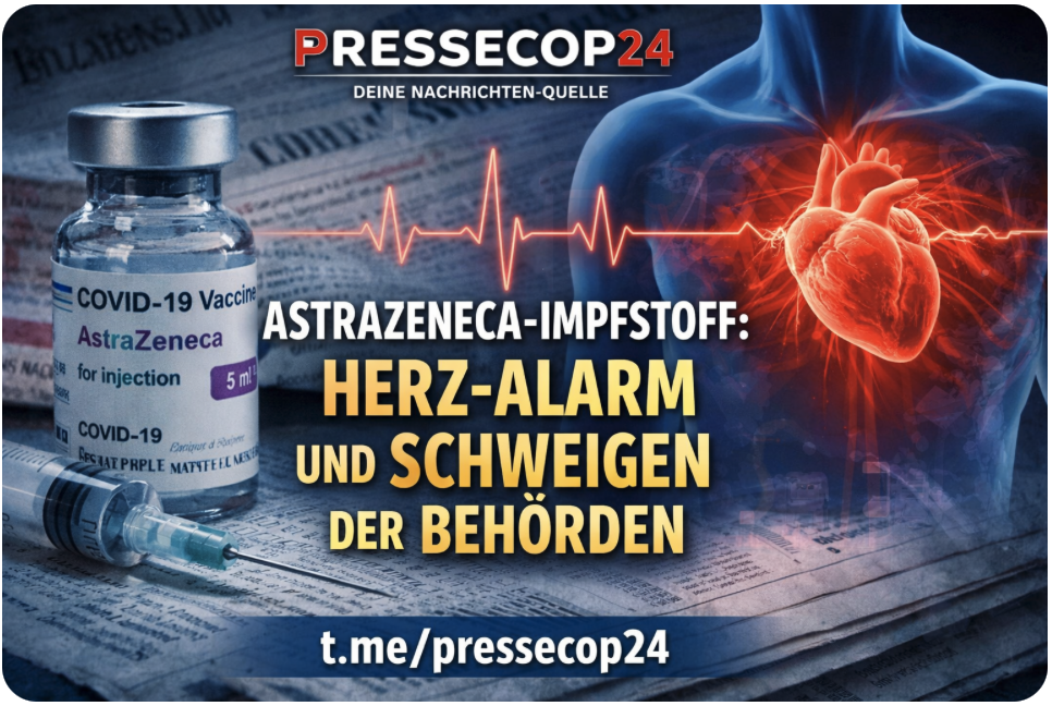 ASTRAZENECA-IMPFSTOFF: HERZ-ALARM UND SCHWEIGEN DER BEHÖRDEN