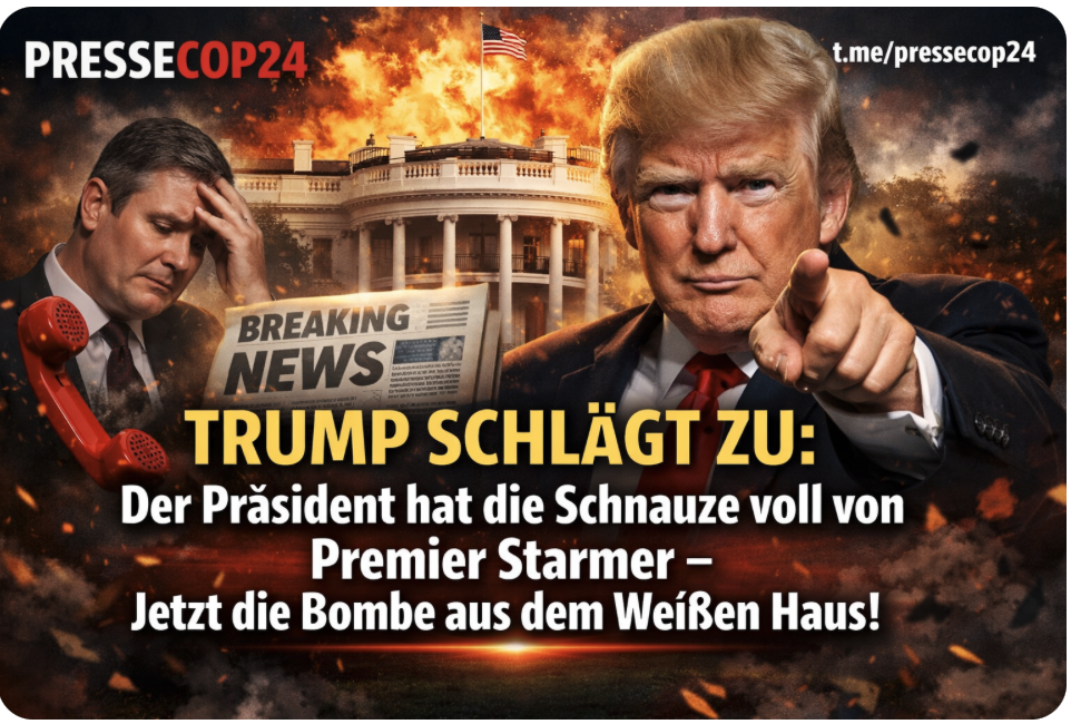 TRUMP SCHLÄGT ZU: Der Präsident hat die Schnauze voll von Premier Starmer – Jetzt die Bombe aus dem Weißen Haus!