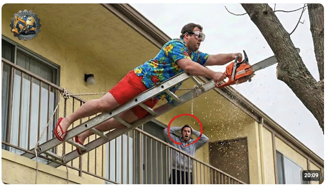 Idioten mit Kettensägen: Fehlgeschlagene Baumfällarbeiten | Extrem gefährliche Fehlschläge beim Holztransport Nr. 18