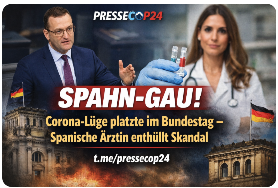 SPAHN-GAU! Corona-Lüge platzte im Bundestag – Spanische Ärztin enthüllt Skandal