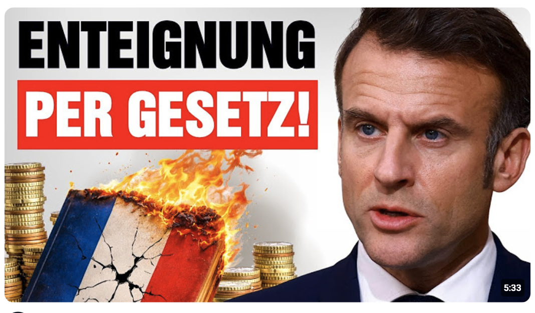Es beginnt! Frankreich greift auf Sparkonten zu!