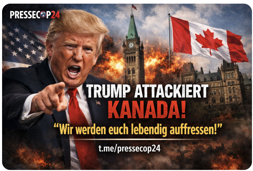 TRUMP ATTACKIERT KANADA! „Wir werden euch lebendig auffressen!“