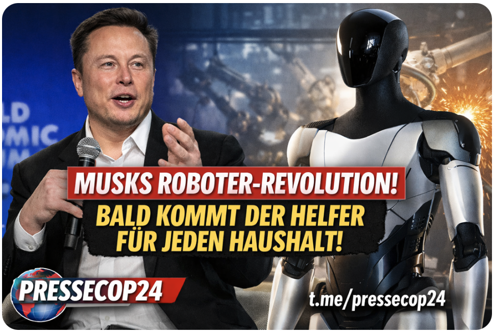 MUSKS ROBOTER-REVOLUTION! BALD KOMMT DER HELFER FÜR JEDEN HAUSHALT