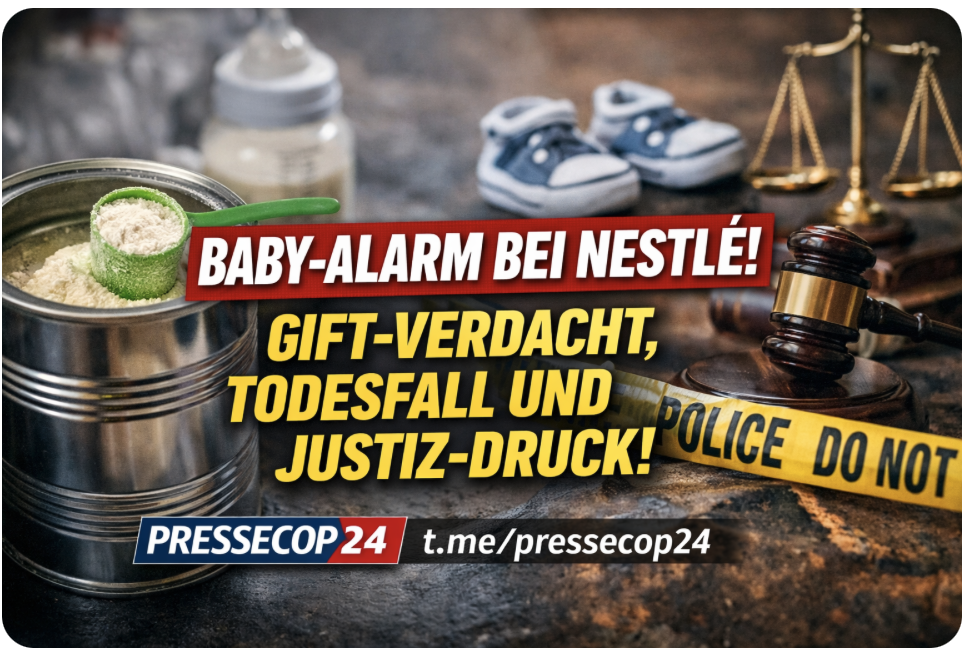 BABY-ALARM BEI NESTLÉ! GIFT-VERDACHT, TODESFALL UND JUSTIZ-DRUCK
