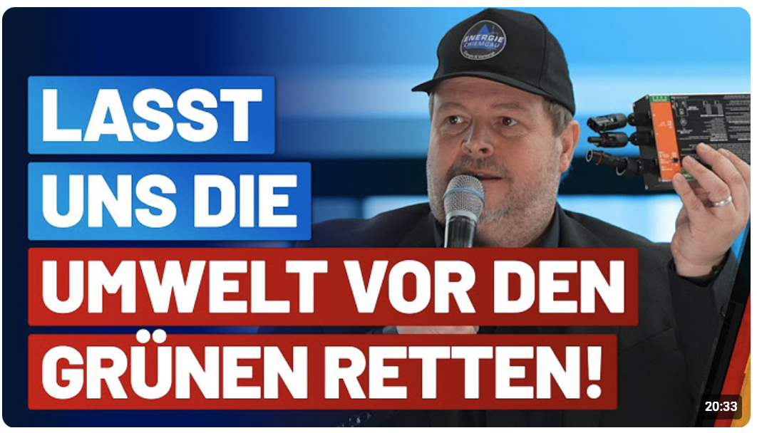 Stefan Spiegelsperger von ‪@OutdoorChiemgau‬ auf dem Windkraft-Symposium der AfD-Fraktion im Bundestag