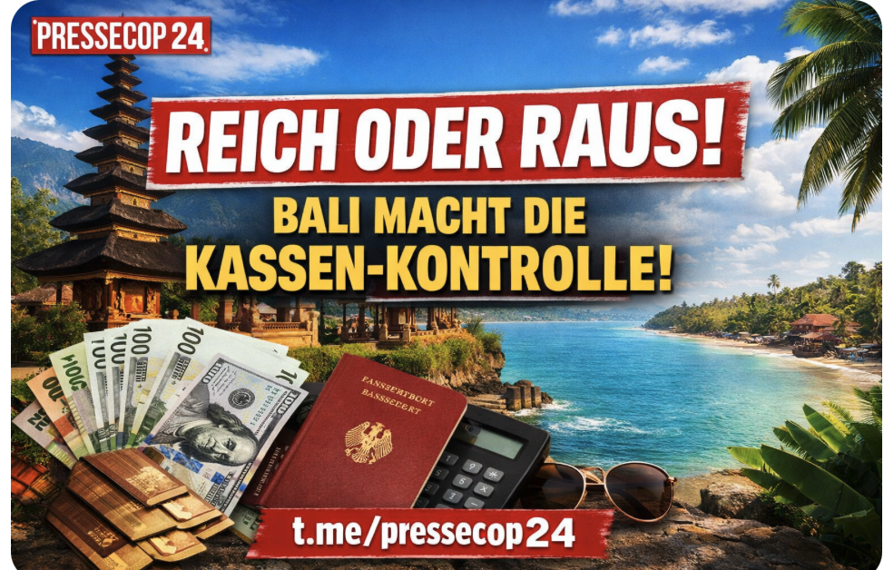 REICH ODER RAUS! BALI MACHT DIE KASSEN-KONTROLLE!