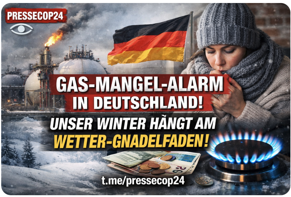 GAS-ALARM IN DEUTSCHLAND! UNSER WINTER HÄNGT AM WETTER-GNADELFADEN