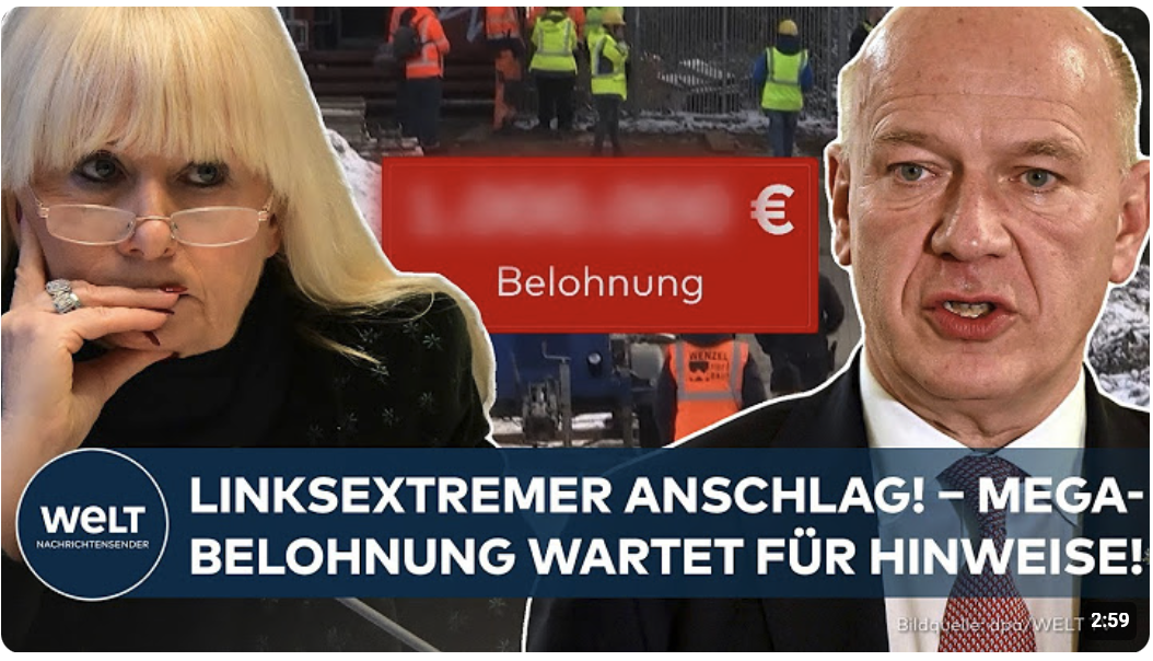 BERLIN: Verzweiflung ist groß! – Mega-Belohnung wartet für Hinweise zu linksextremen Brandanschlag!