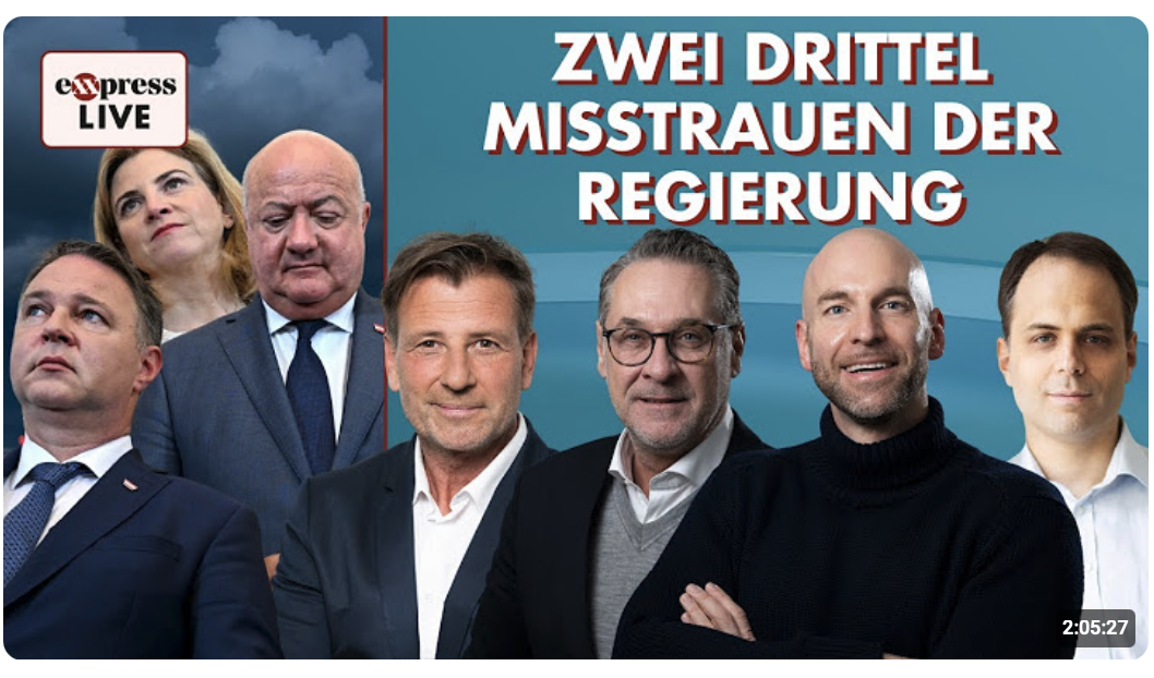 Österreicher machen sich Sorgen um Wirtschaft & digitalem Euro | exxpress live am 27. Jänner 2026