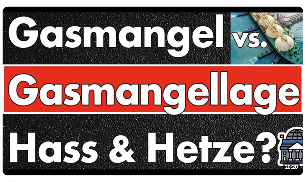Füllstand der Gasspeicher ist jetzt Hass & Hetze? Diskussion driftet ab, dabei geht es um Sicherheit!
