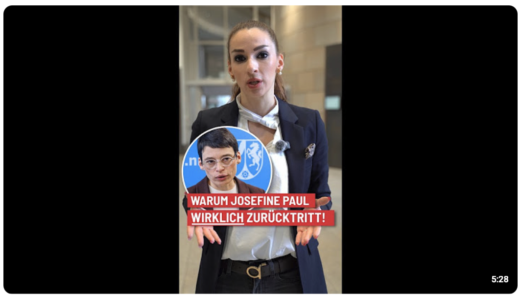 Warum Josefine Paul wirklich zurücktritt!
