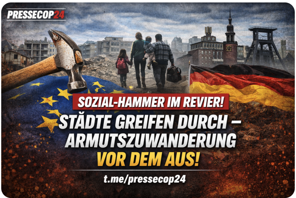 SOZIAL-HAMMER IM REVIER! STÄDTE GREIFEN DURCH – ARMUTSZUWANDERUNG VOR DEM AUS!