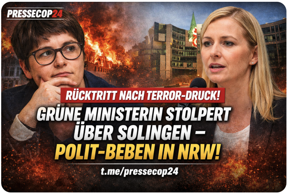 RÜCKTRITT NACH TERROR-DRUCK! GRÜNE MINISTERIN STOLPERT ÜBER SOLINGEN – POLIT-BEBEN IN NRW!