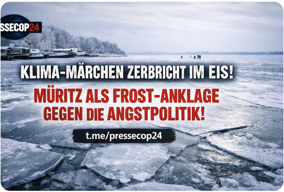 KLIMA-MÄRCHEN ZERBRICHT IM EIS! MÜRITZ ALS FROST-ANKLAGE GEGEN DIE ANGSTPOLITIK