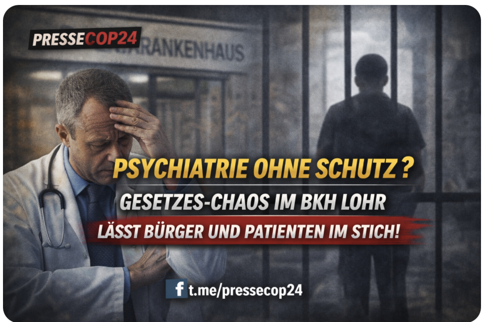 PSYCHIATRIE OHNE SCHUTZ? GESETZES-CHAOS IM BKH LOHR LÄSST BÜRGER UND PATIENTEN IM STICH