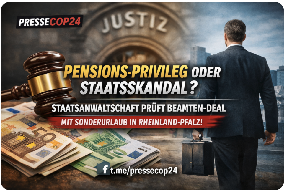 PENSIONS-PRIVILEG ODER STAATSSKANDAL? STAATSANWALTSCHAFT PRÜFT BEAMTEN-DEAL IN RHEINLAND-PFALZ