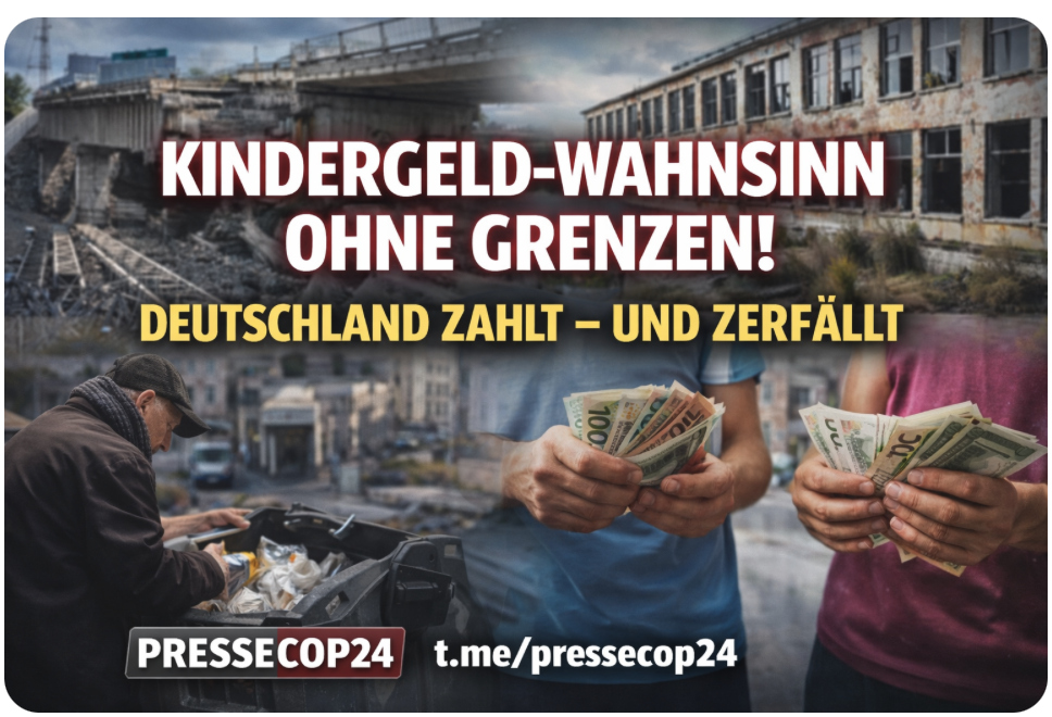 KINDERGELD-WAHNSINN OHNE GRENZEN! DEUTSCHLAND ZAHLT – UND ZERFÄLLT