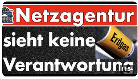 Versorgungssicherheit ist nicht unsere Aufgabe! Netzagentur leugnet gesetzlichen Auftrag Gasspeicher