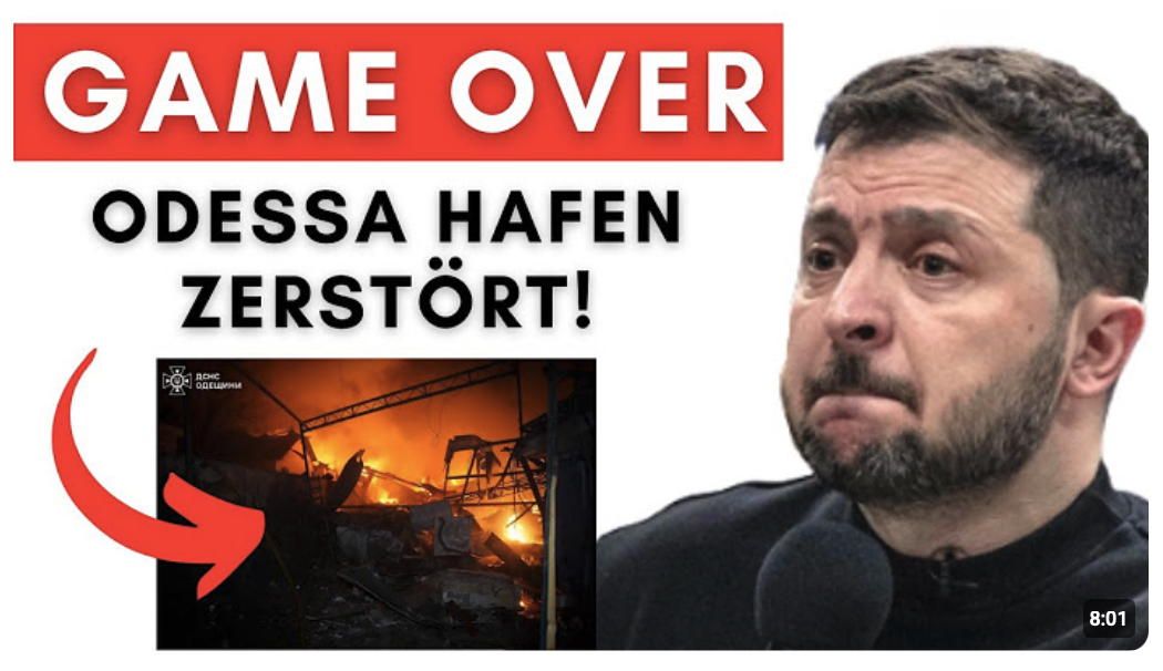 Putin zerstört Ukraines letzte Lebensader – Hafen von Odessa fällt!