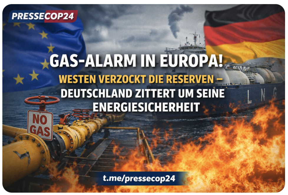 GAS-ALARM IN EUROPA! WESTEN VERZOCKT DIE RESERVEN – DEUTSCHLAND ZITTERT UM SEINE ENERGIESICHERHEIT