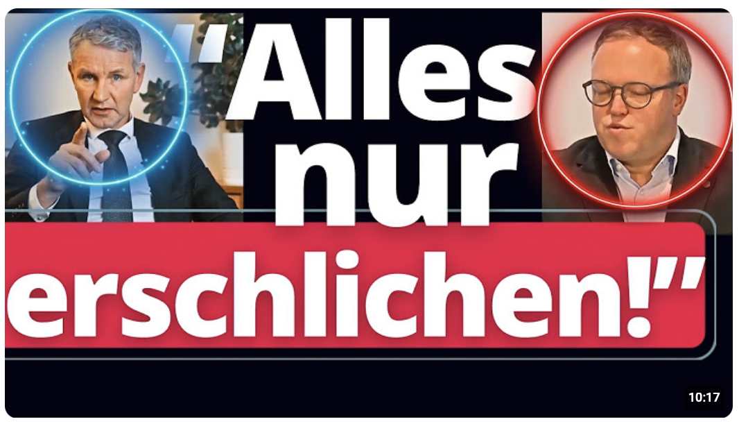 Doktor-Titel Eklat: Höcke wischt mit Mario Voigt den Boden auf!