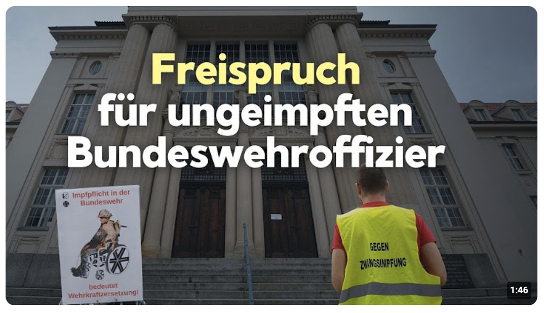Gewissen vor Pflicht: Freispruch für impfunwilligen Bundeswehroffizier bestätigt