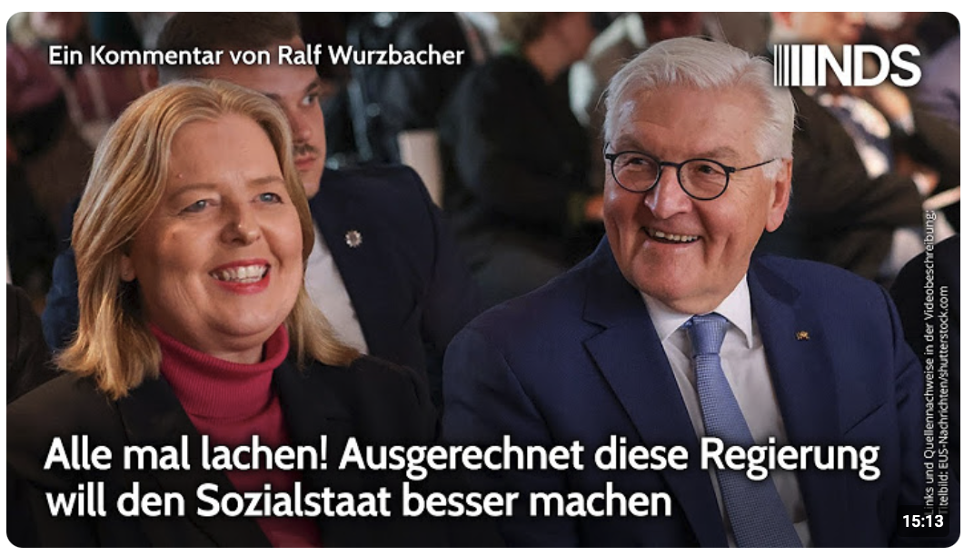 Alle mal lachen! Ausgerechnet diese Regierung will den Sozialstaat besser machen | NDS-Podcast