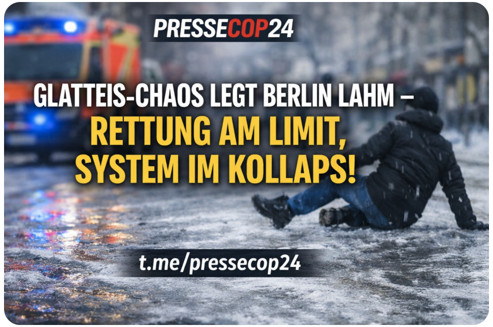 GLATTEIS-CHAOS LEGT BERLIN LAHM – RETTUNG AM LIMIT, SYSTEM IM KOLLAPS